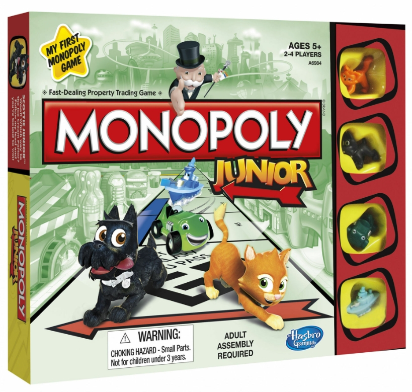 Joc de societate Monopoly, varianta Junior