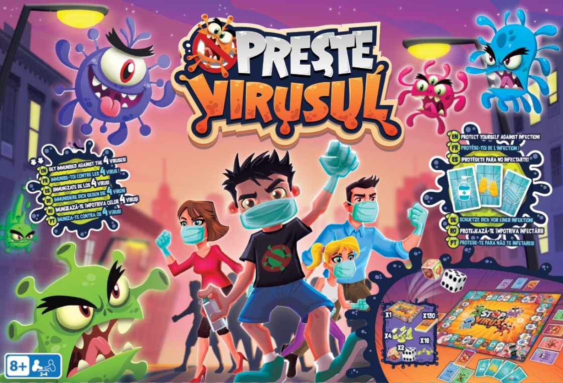 Joc de societate: Opreste virusul!