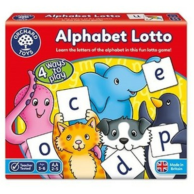 Joc educativ loto in limba engleza Alfabetul ALPHABET LOTTO