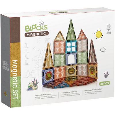 Joc magnetic  Diamond - 36 piese (7.5 cm)