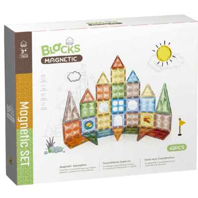 Joc magnetic Diamond - 42 piese (7.5 cm)