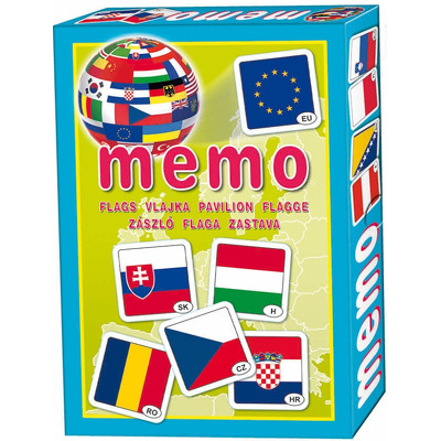 Joc memorie cu steaguri
