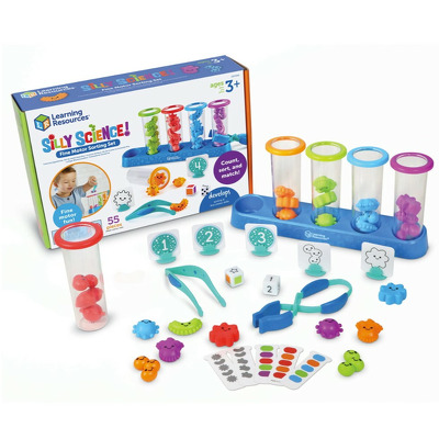 Joc sortare si motricitate - Microbi colorati
