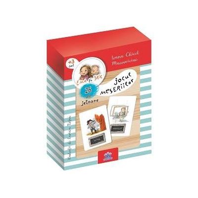 Jocul Meseriilor cu Ema si Eric - 26 de jetoane cu meserii