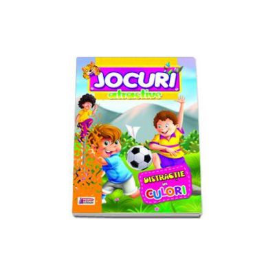 Jocuri atractive. Distractie in culori - Carte de colorat