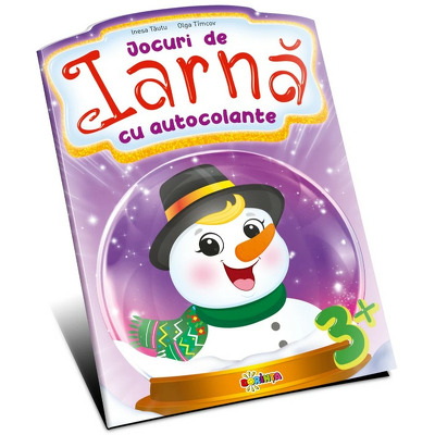 Jocuri de Iarna. Cu autocolante: 3+