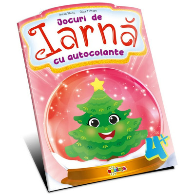 Jocuri de Iarna. Cu autocolante: 4+