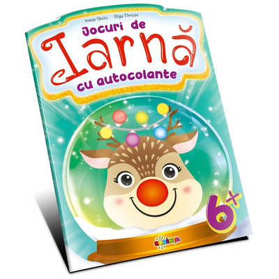 Jocuri de Iarna. Cu autocolante: 6+