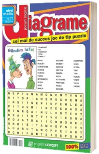 Jocuri logice cu diagrame, numarul 77, nivel mediu. Cel mai de succes joc de tip puzzle