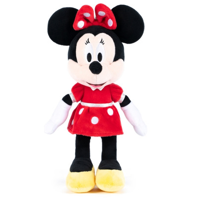 Jucarie de plus Disney Minnie cu rochita rosie, 60 cm