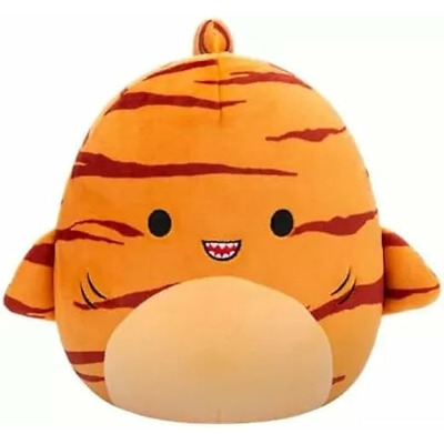 Jucarie de plus SQUISHMALLOWS Rechinul Tigru Jagger, 19 cm