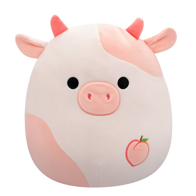 Jucarie de plus SQUISHMALLOWS Squad 20 - Vacuta Lilaz, 35 cm