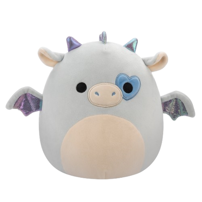 Jucarie de plus SQUISHMALLOWS Squad 22, Valentines - Dragonelul Kenny, 30 cm