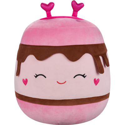 Jucarie de plus SQUISHMALLOWS Squad 22 - Valentines, Prajiturica Jemma, 30 cm
