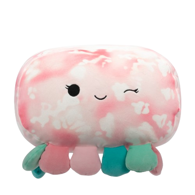 Jucarie de plus SQUISHMALLOWS Stackables Caracatita roz cu picatele Oshun, 30 cm