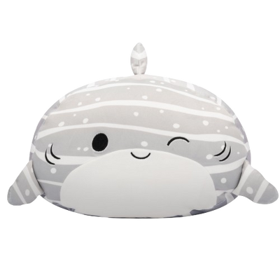 Jucarie de plus SQUISHMALLOWS Stackables Rechinul Balena Sachie, 30 cm