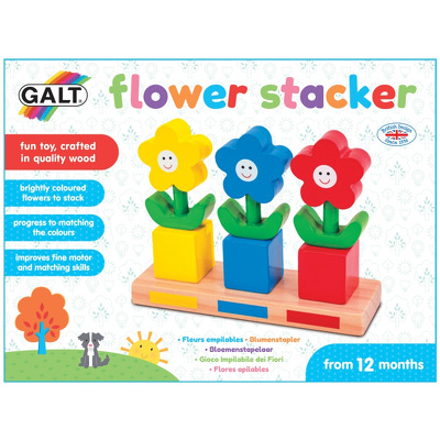 Jucarie flori din lemn