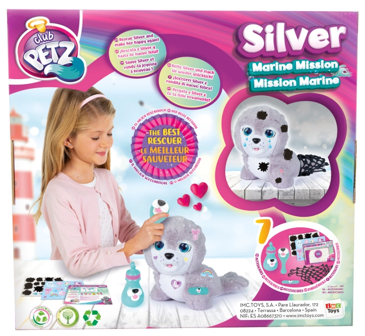 Jucarie foca interactiva Silver, misiunea marina
