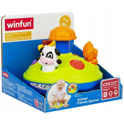 Jucarie interactiva bebelusi. Spinner, cu lumini si sunete