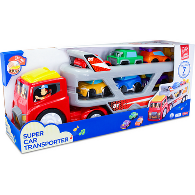 Jucarie interactiva - Camion cu platforma auto