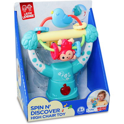 Jucarie interactiva cu ventuza - Invarte si descopera