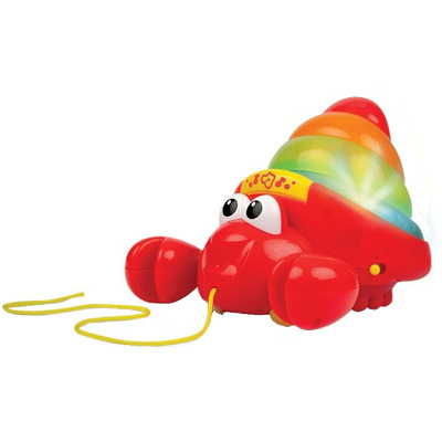 Jucarie muzicala de tras, Winfun, Crab cu inele