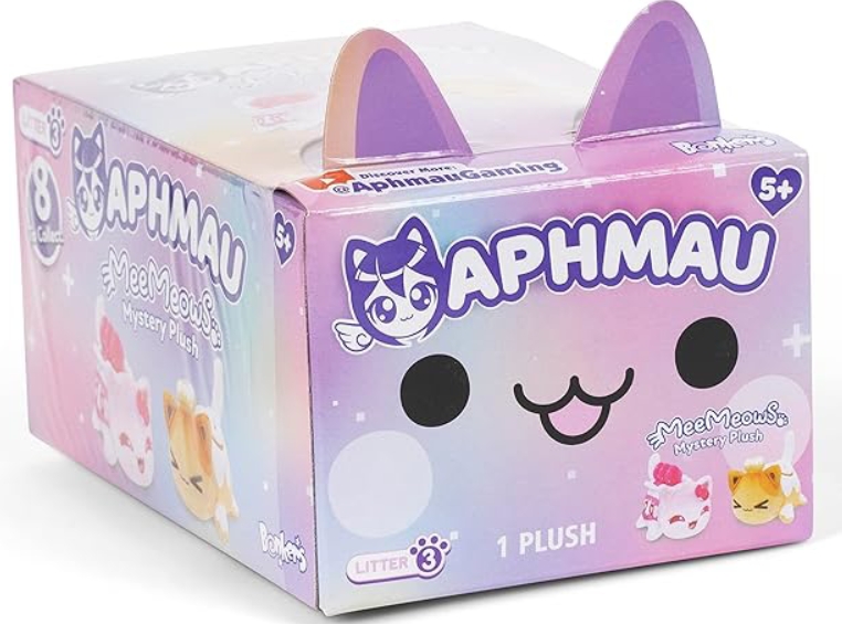 Jucarie plus Aphmau pisica in cutie misterioasa Litter3