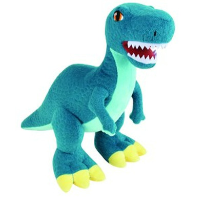 Jucarie Plus Muzicala Jemini Cu Lumini 25cm Velociraptor