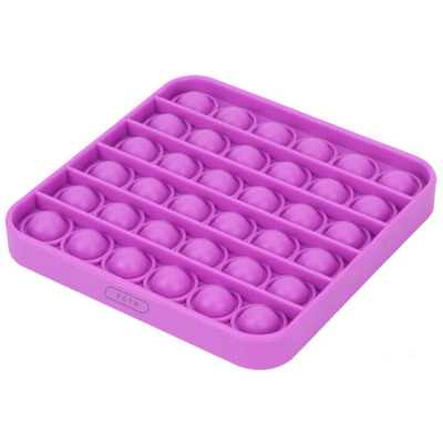 Jucarie Push Pop Bubble Fidget, Pop It, BGTB, patrata, violet