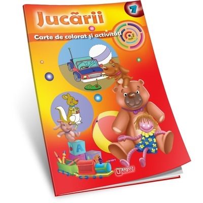 Jucarii - Carte de colorat si activitati