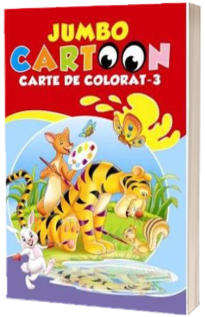 Jumbo cartoon - Carte de colorat 3