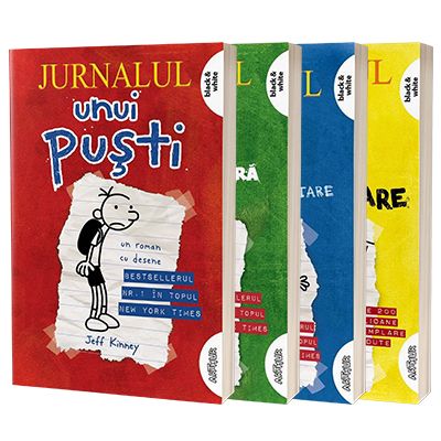 Jurnalul unui pusti, set cu patru volume