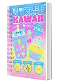 Kawaii. Activitati cu perle. Carte de colorat