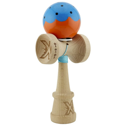 Kendama X Originala, Profesionala, Super Sticky cu Cupe Mari KING SIZE V3