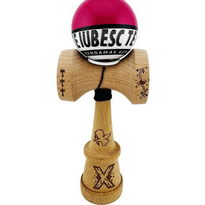 Kendama X TE IUBESC Originala, Profesionala, Vivimall, Super Sticky cu Cupe Mari KING SIZE V3