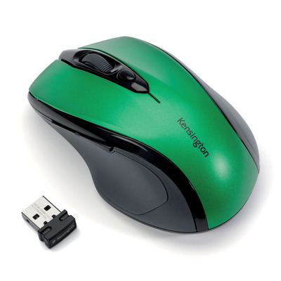 Kensington Pro Fit Mouse Wireless dimensiune medie - verde