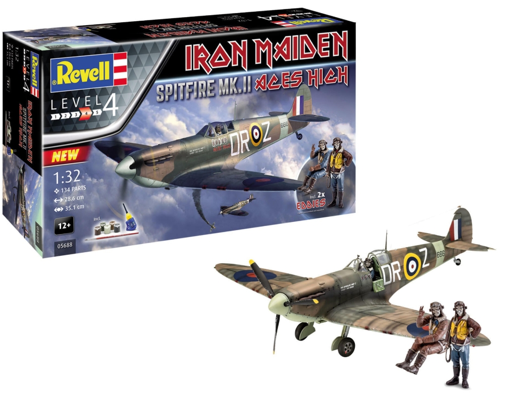 Kit de model Spitfire Mk. II inspirat de single-ul Iron Maiden Aces High