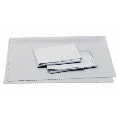 Laveta microfiber pentru echipamente optice, dimensiune - 20 x 20cm, alba