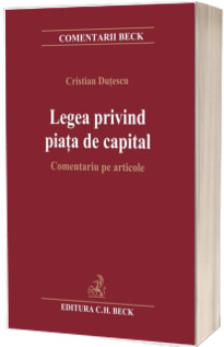 Legea privind piata de capital. Comentariu pe articole