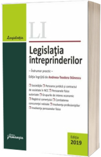 Legislatia intreprinderilor. Actualizata 19 septembrie 2019