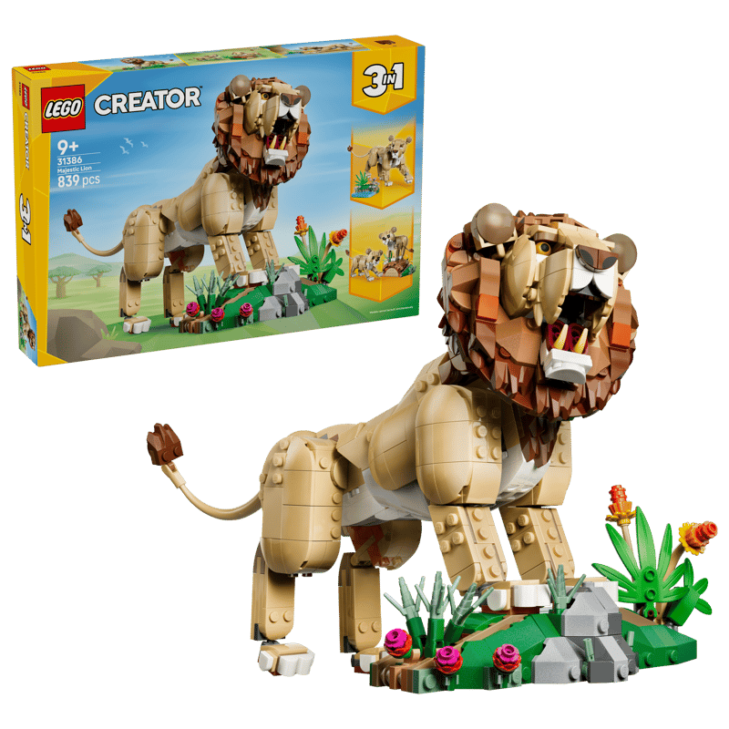 LEGO. Animale salbatice: Leu maiestuos