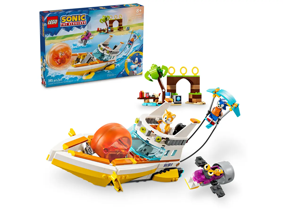 LEGO. Barca de aventuri a lui Tails
