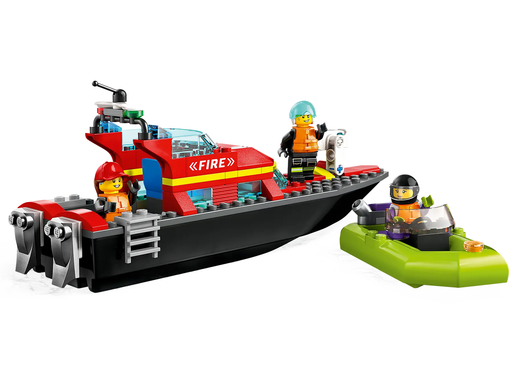 LEGO. Barca de salvare a pompierilor