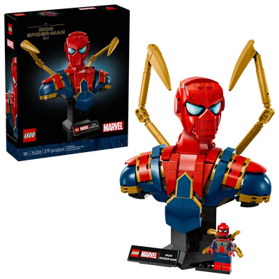 LEGO. Bustul lui Iron Spider-Man