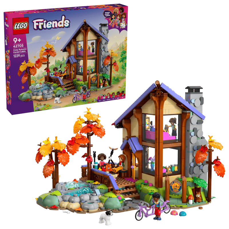 LEGO. Cabana primitoare in padure toamna