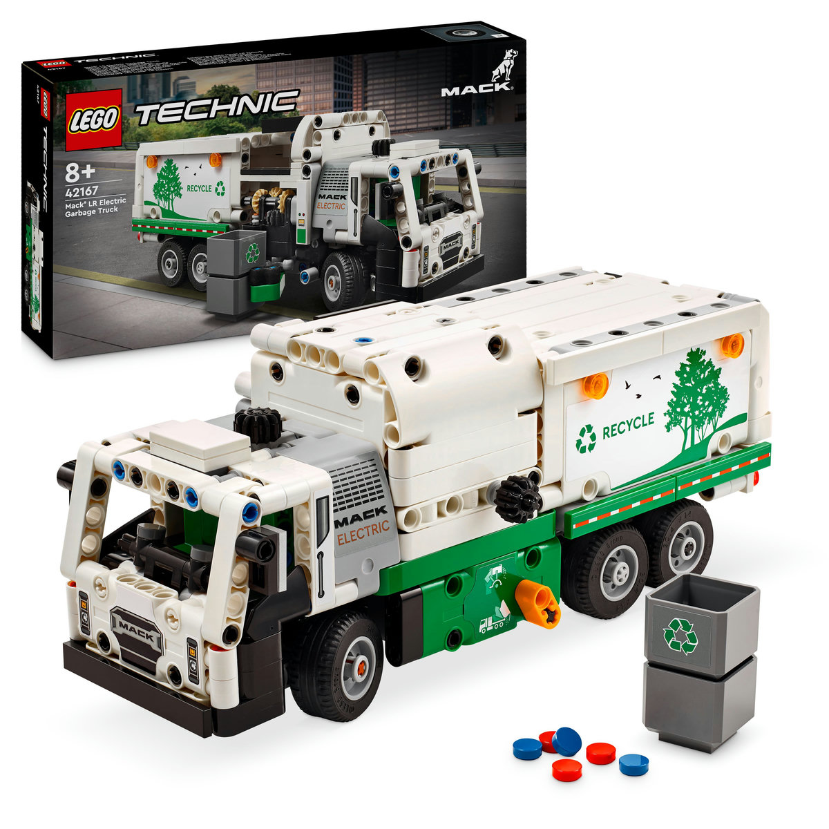 LEGO. Camion de gunoi Mack LR electric