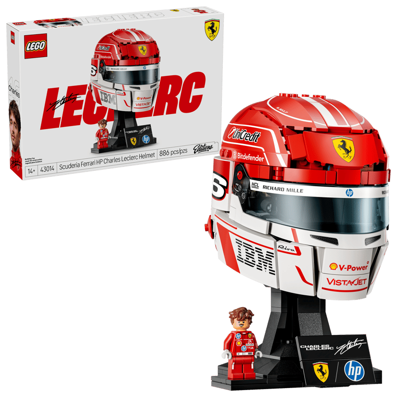LEGO. Casca lui Charles Leclerc Scuderia Ferrari HP