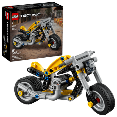 LEGO City. Motocicleta galbena