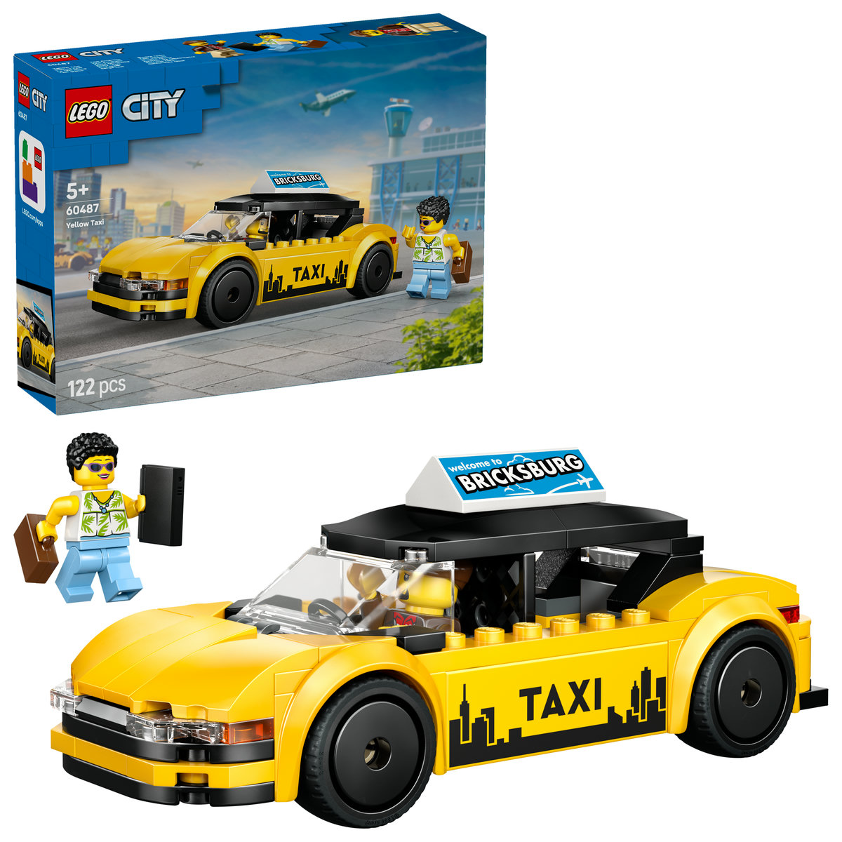 LEGO City. Taxi galben