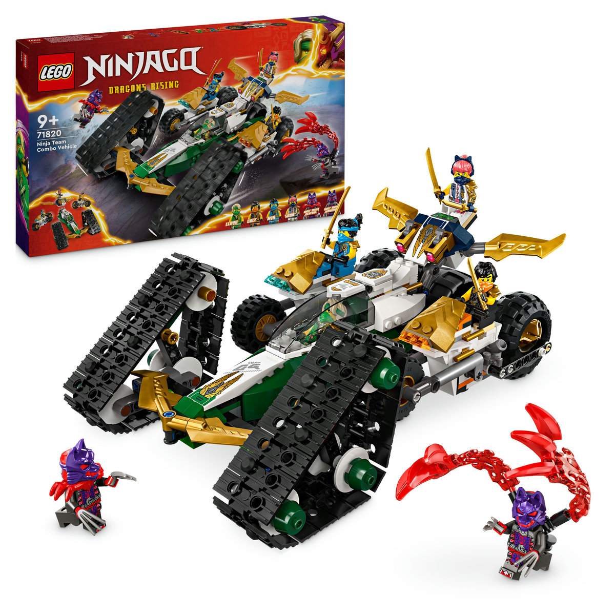 LEGO City. Vehicul combinat al echipei ninja